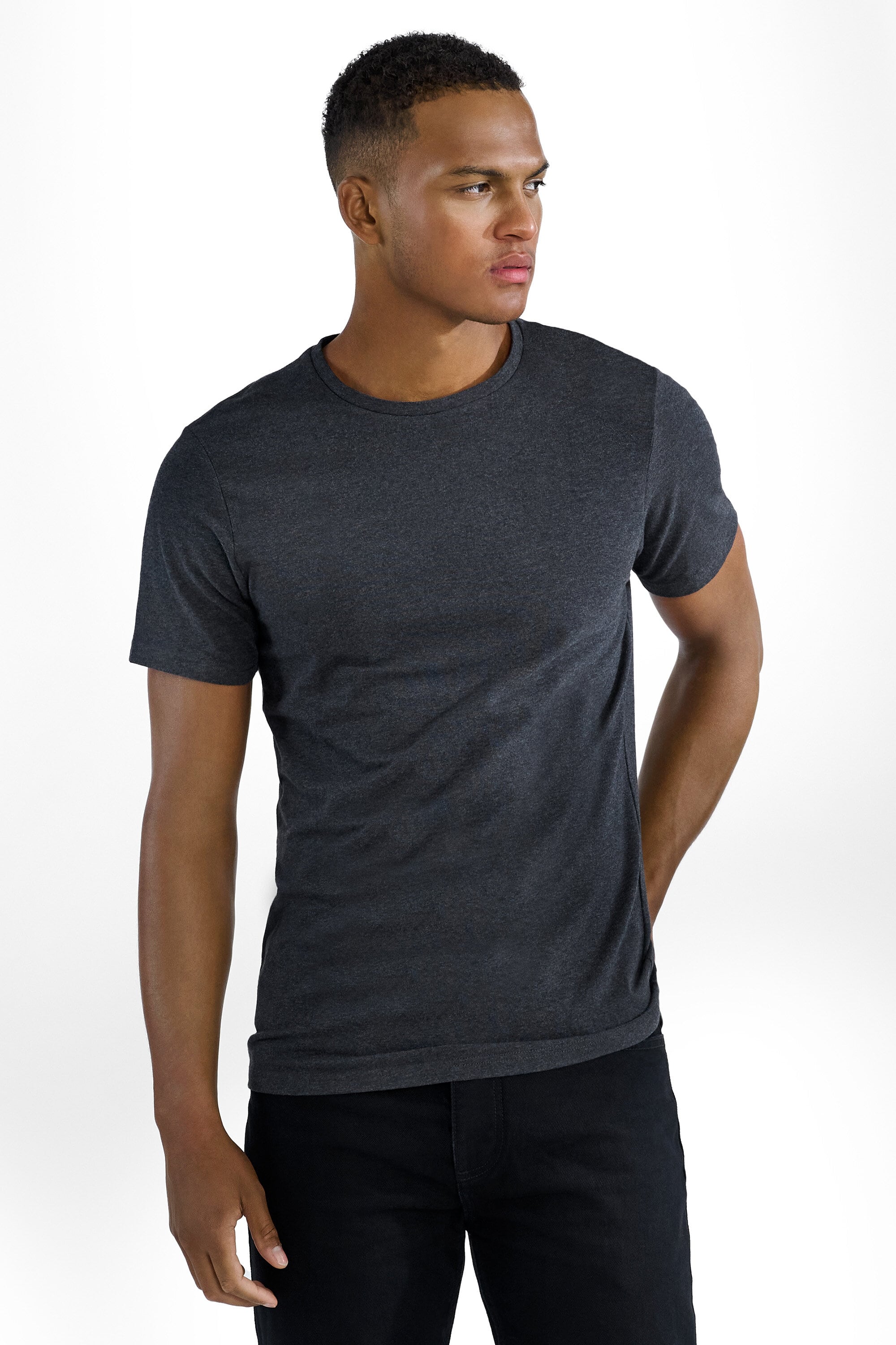 2-Pack Crew-Neck cotton stretch