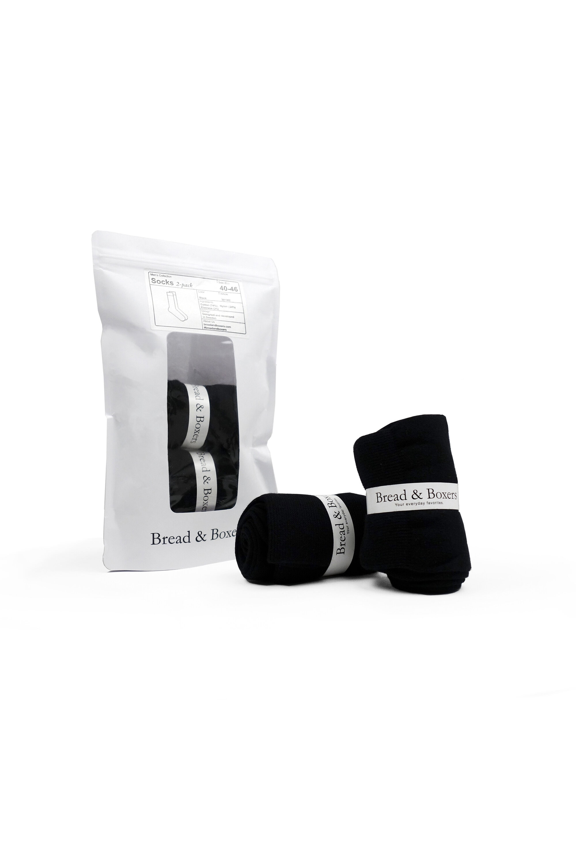 2-Pack Socks (Size 40-46)